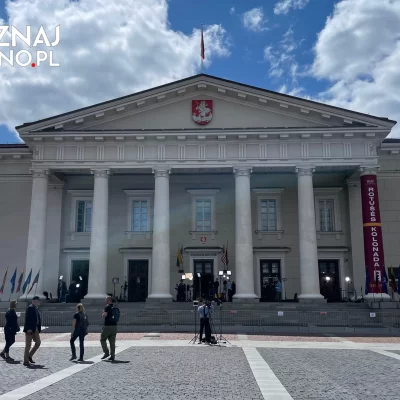 Ratusz wileński i Plac Ratuszowy w Wilnie